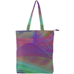 Color Winds Double Zip Up Tote Bag by LW41021