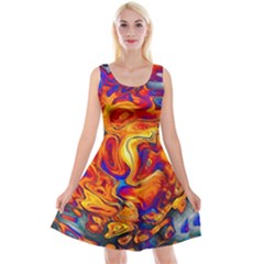 Sun & Water Reversible Velvet Sleeveless Dress