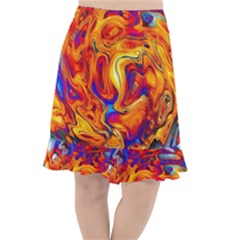 Sun & Water Fishtail Chiffon Skirt