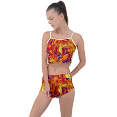 Sun & Water Summer Cropped Co-ord Set by LW41021
