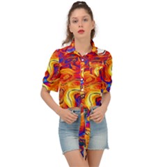 Sun & Water Tie Front Shirt 