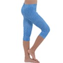 Blue Joy Kids  Lightweight Velour Capri Leggings  View3