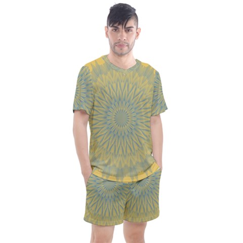 Shine On Men s Mesh Tee And Shorts Set by LW41021
