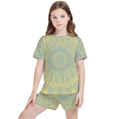 Shine On Kids  Tee And Sports Shorts Set by LW41021