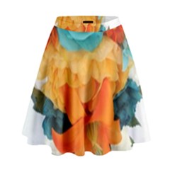 Spring Flowers High Waist Skirt by LW41021