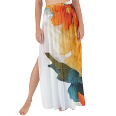Spring Flowers Maxi Chiffon Tie-up Sarong by LW41021