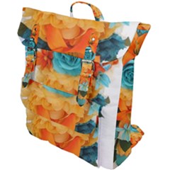 Spring Flowers Buckle Up Backpack by LW41021