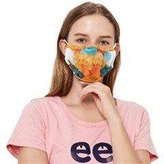 Spring Flowers Fitted Cloth Face Mask (adult) by LW41021