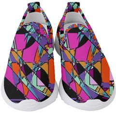 Abstract  Kids  Slip On Sneakers by LW41021