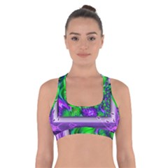 Feathery Winds Cross Back Sports Bra by LW41021