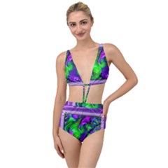 Feathery Winds Tied Up Two Piece Swimsuit