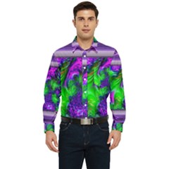 Feathery Winds Men s Long Sleeve Pocket Shirt  by LW41021