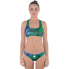 Night Sky Cross Back Hipster Bikini Set