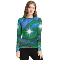 Night Sky Women s Long Sleeve Rash Guard by LW41021