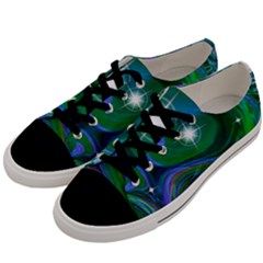 Night Sky Men s Low Top Canvas Sneakers by LW41021