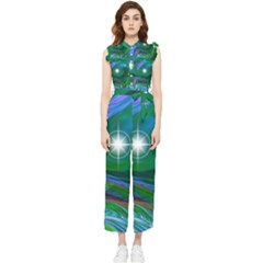 Night Sky Women s Frill Top Jumpsuit by LW41021