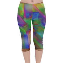 Prisma Colors Velvet Capri Leggings  by LW41021