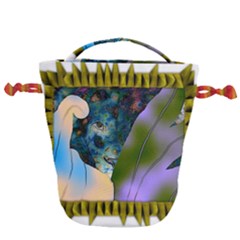 Jungle Lion Drawstring Bucket Bag by LW41021