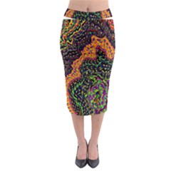 Goghwave Midi Pencil Skirt by LW41021