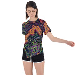 Goghwave Asymmetrical Short Sleeve Sports Tee by LW41021