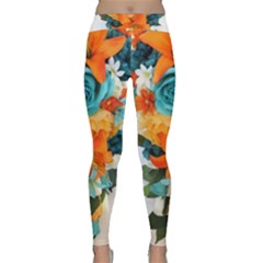 Spring Flowers Classic Yoga Leggings by LW41021