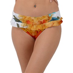 Spring Flowers Frill Bikini Bottom by LW41021