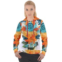 Spring Flowers Women s Overhead Hoodie by LW41021