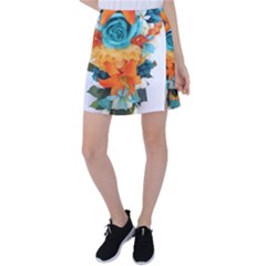Spring Flowers Tennis Skirt by LW41021