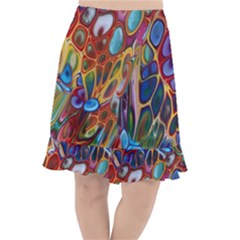 Colored Summer Fishtail Chiffon Skirt by Galinka