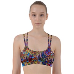 Colored Summer Line Them Up Sports Bra by Galinka