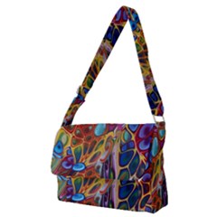 Colored Summer Full Print Messenger Bag (m) by Galinka