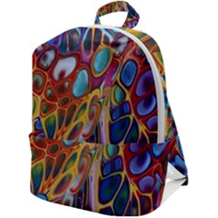 Colored Summer Zip Up Backpack by Galinka