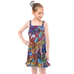 Colored Summer Kids  Overall Dress by Galinka