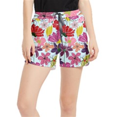 Flower Pattern Runner Shorts