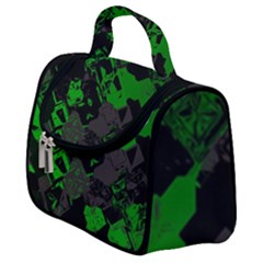 Cyber Camo Satchel Handbag by MRNStudios