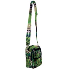 Peacocks And Pyramids Shoulder Strap Belt Bag by MRNStudios