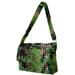 Peacocks And Pyramids Full Print Messenger Bag (s) by MRNStudios