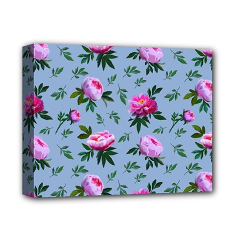 Delicate Peonies Deluxe Canvas 14  X 11  (stretched) by SychEva