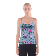 Delicate Peonies Spaghetti Strap Top by SychEva