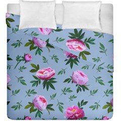 Delicate Peonies Duvet Cover Double Side (king Size) by SychEva