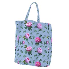 Delicate Peonies Giant Grocery Tote by SychEva