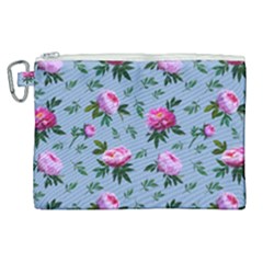 Delicate Peonies Canvas Cosmetic Bag (xl) by SychEva