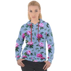 Delicate Peonies Women s Overhead Hoodie by SychEva