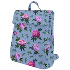 Delicate Peonies Flap Top Backpack by SychEva