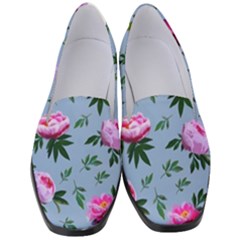 Delicate Peonies Women s Classic Loafer Heels by SychEva