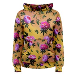 Delicate Peonies Women s Pullover Hoodie by SychEva