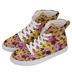 Delicate Peonies Women s Hi-top Skate Sneakers