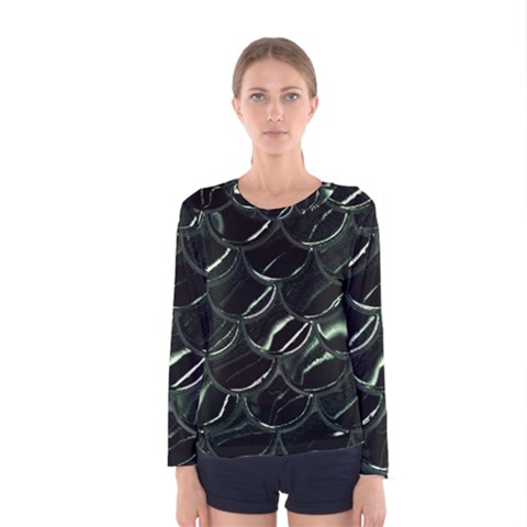 Dragon Scales Women s Long Sleeve Tee by PollyParadise