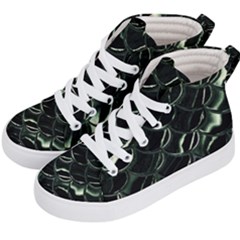 Dragon Scales Kids  Hi-top Skate Sneakers by PollyParadise