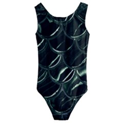 Dragon Scales Kids  Cut-out Back One Piece Swimsuit by PollyParadise